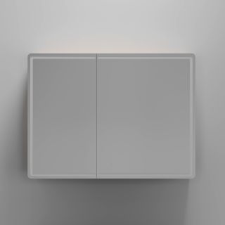 Зеркальный шкаф с LED подсветкой Sancos Mirror MI100EG 99см дуб галифакс натуральный